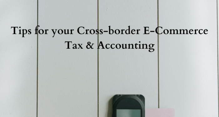Cross-border E-commerce Tax and Accounting Tips – AKIF CPA