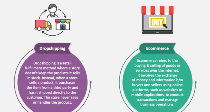 Dropshipping Vs Ecommerce PowerPoint and Google Slides Template - PPT ...